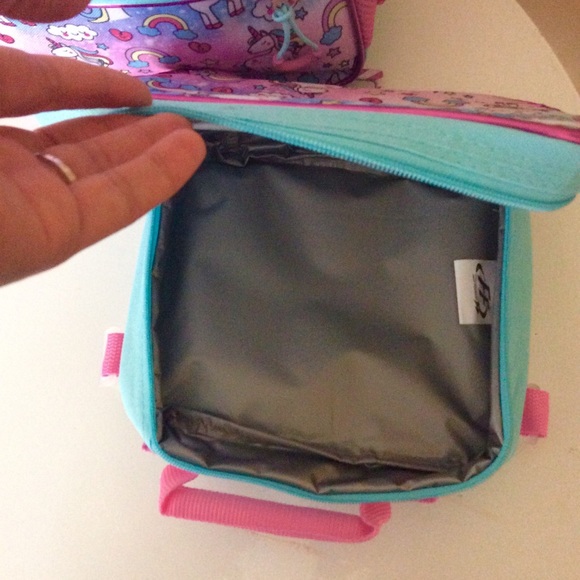 🎉Make offer 🎉UNICORN BACKPACK LUNCH BOX SET GIFT - Picture 6 of 8